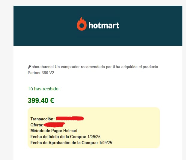 Mi primera comisión como alumno del curso Partner 360