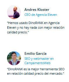DinoRANK opiniones