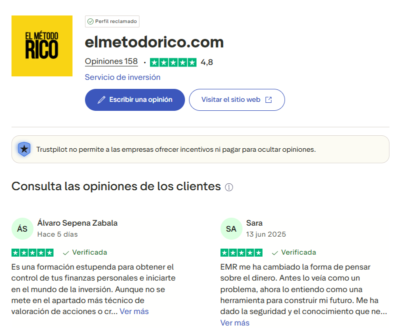 Trustpilot opiniones