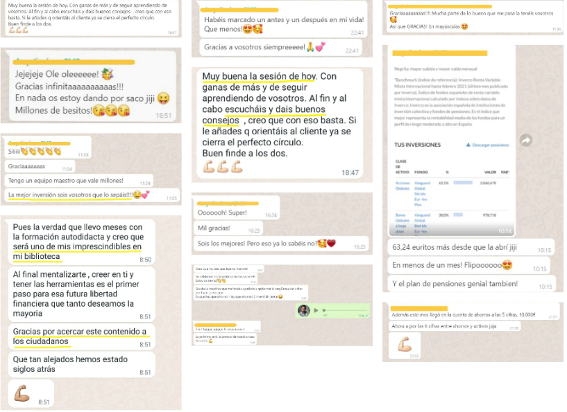 Opiniones de alumnos